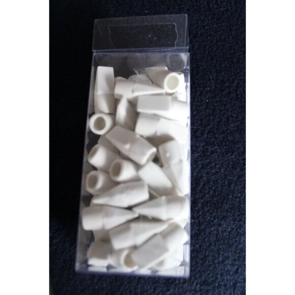 3 Packs of White Pencil Top Eraser Caps for Pencils, Erasers for Pencils Tops, - Picture 2 of 2